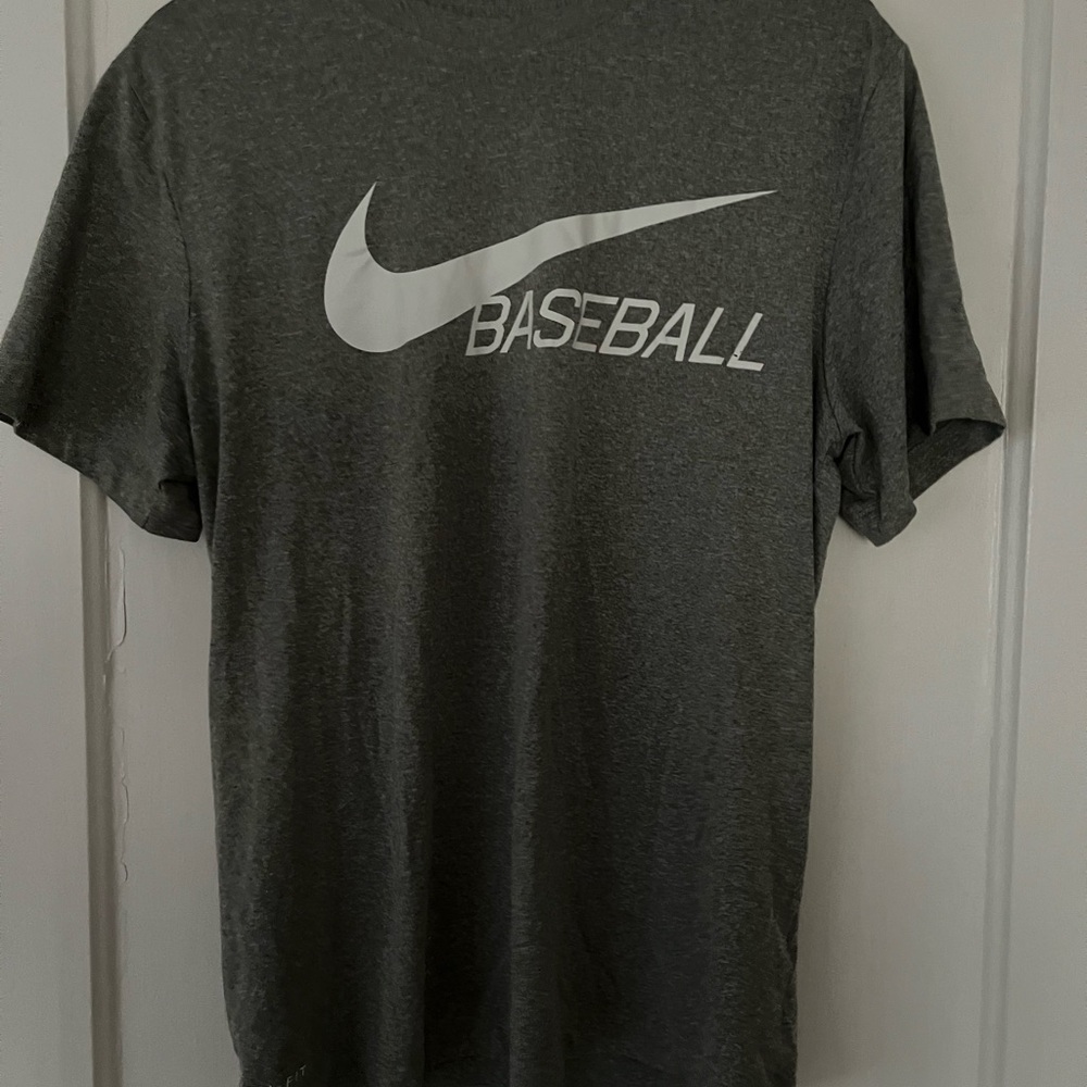 Nike Men's Dark Gray Baseball Tee